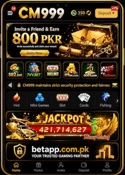 CM999 Game APK casino platform screenshot Pakistan