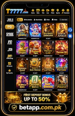 T7777 Game trusted gaming application with modern design