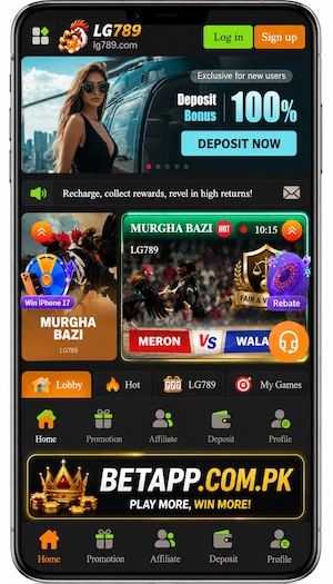 LG789 Game login and registration process on Android phone