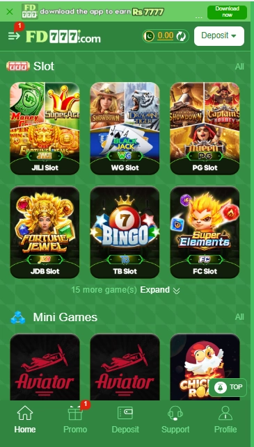 FD777 Game payment options with JazzCash and EasyPaisa support