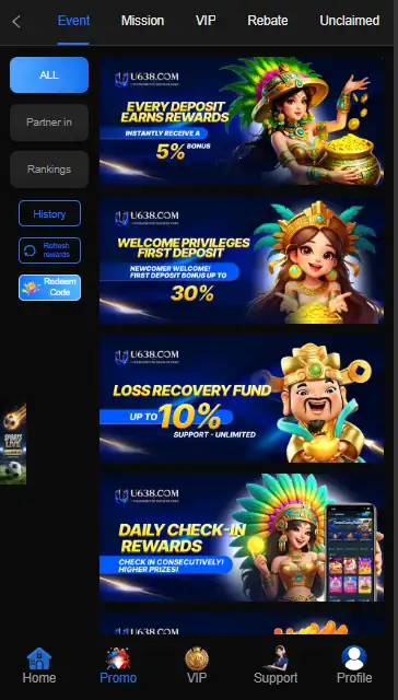 u638 game login