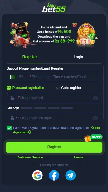 bet55 game login