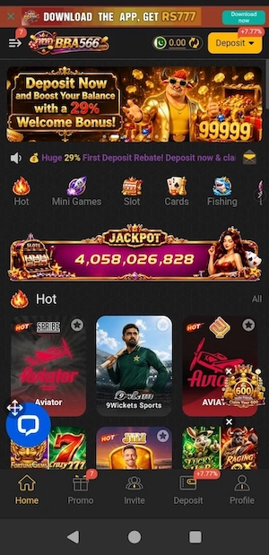 BBA566 Game online casino feature image with premium black and gold theme.